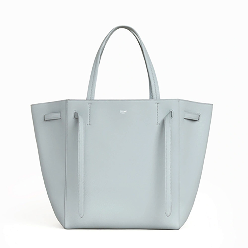 TÚI Celine Women Small Cabas Phantom in Soft Grained Calfskin-Blue