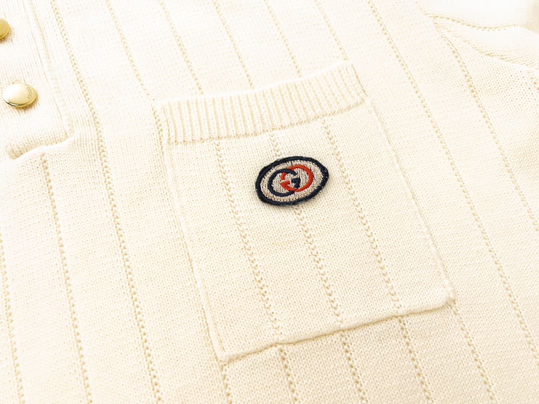 ÁO GUCCI Cashmere White Sweater