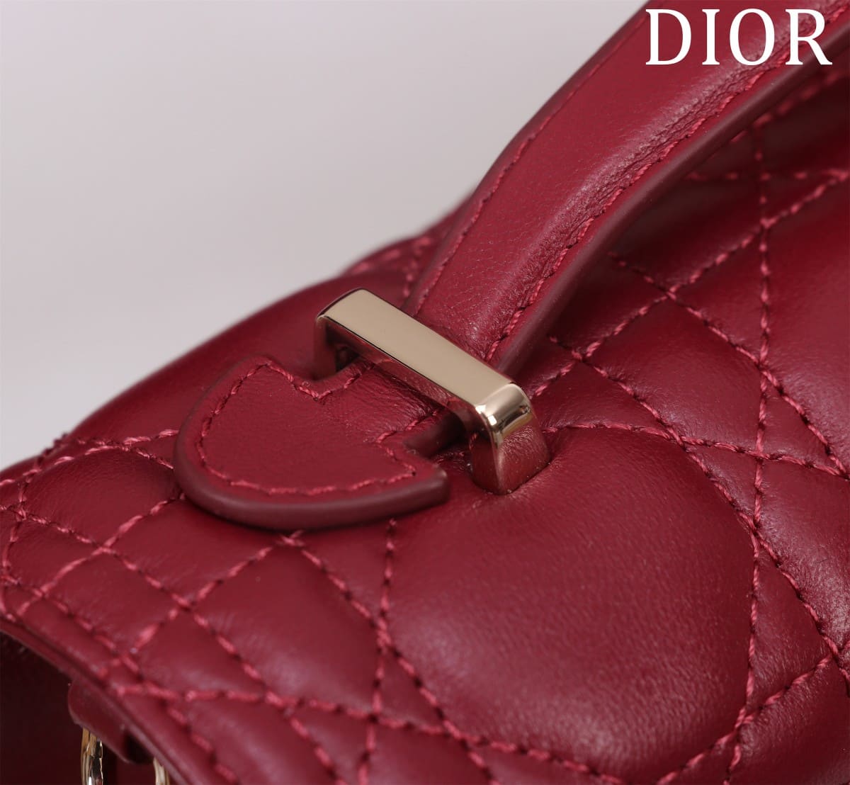 TÚI CHRISTIAN DIOR Mini Miss Dior Bag Red Cannage Lambskin