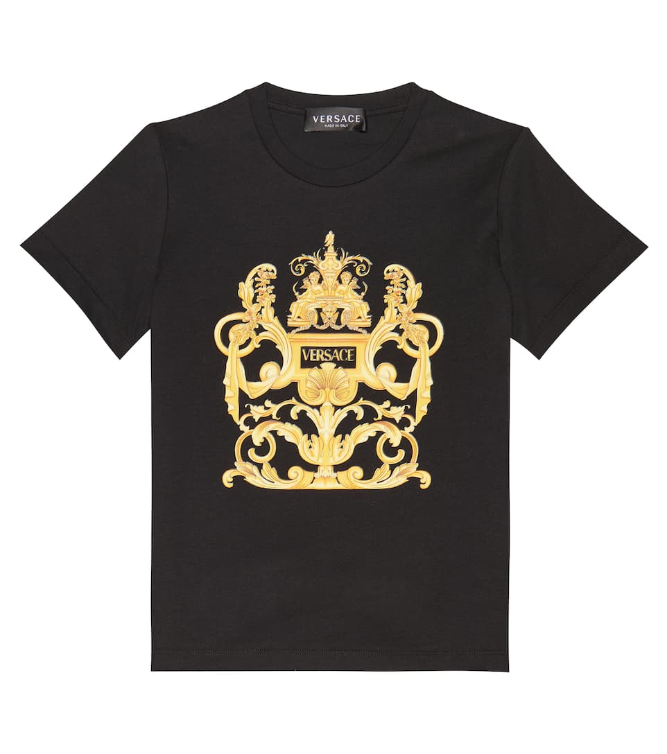 ÁO VERSACE KIDS Baroque cotton jersey T-shirt 9 -16 years