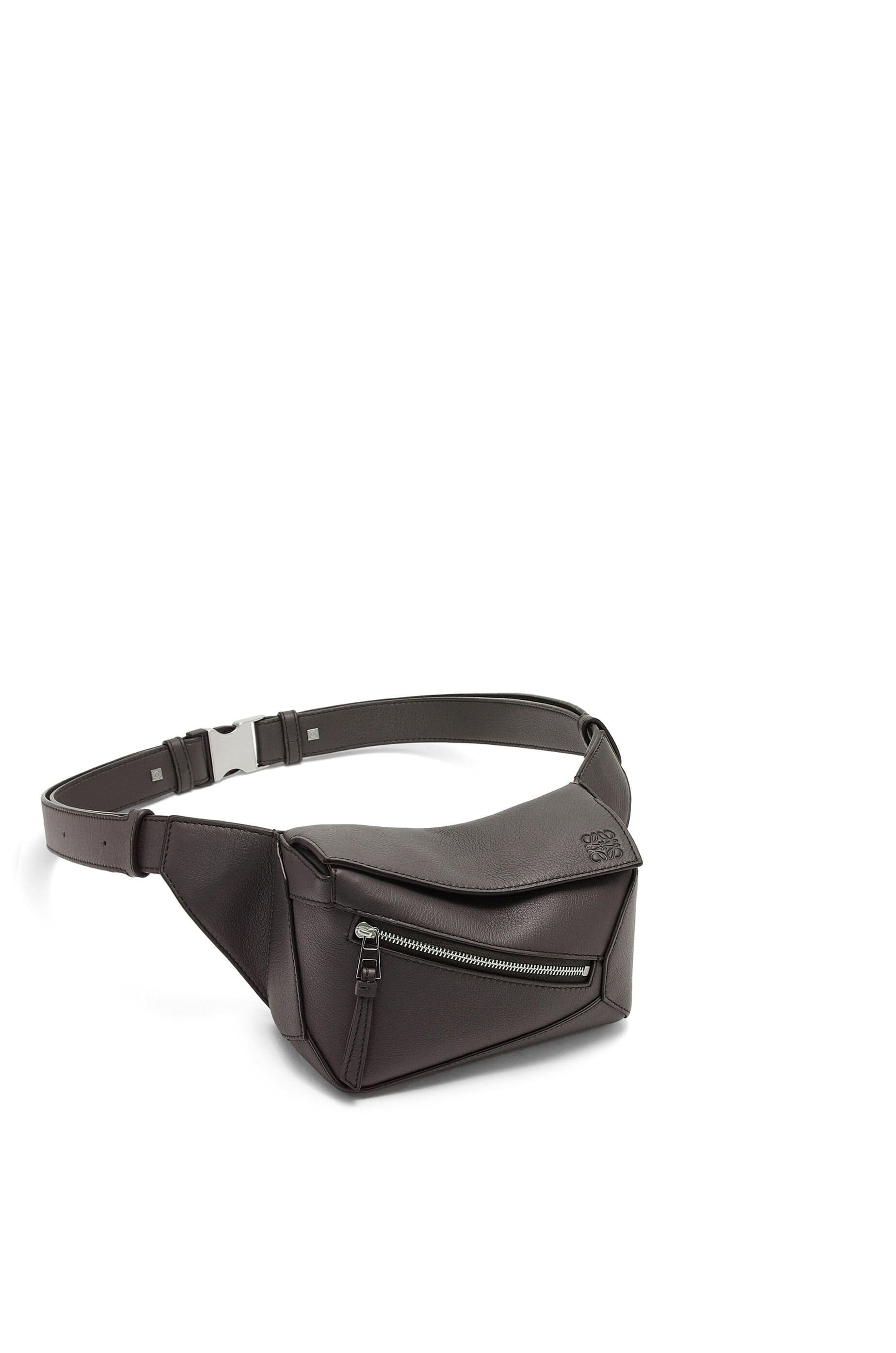 Túi LOEWE Mini Puzzle Bumbag in classic calfskin dark grey unisex