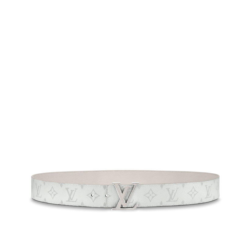 DÂY LƯNG LOUIS VUITTON LV INITIALES 40MM REVERSIBLE WHITE 2023