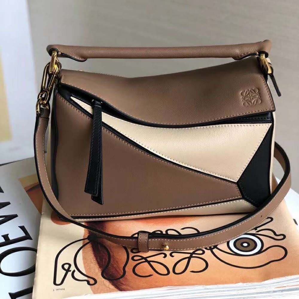 Túi Loewe Women Puzzle Bag Amber/Light Oat