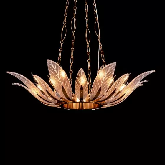 ĐÈN CHÙM HOA DIÊN VĨ CRYSTAL