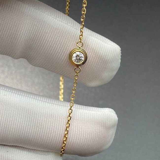 VÒNG TAY CARTIER DIAMANT LEGERS DIAMOND YELLOW GOLD 18K YELLOW GOLD