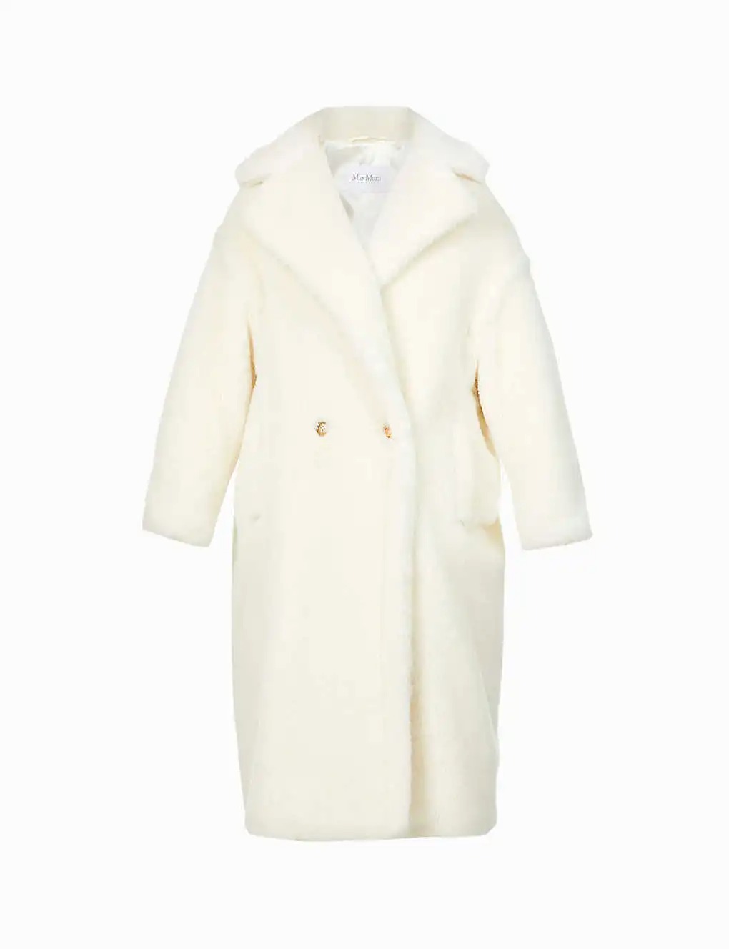 ÁO MAX MARA Teddy camel-blend coat