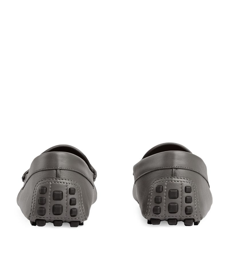 GIÀY GUCCI  Leather Driver Loafers