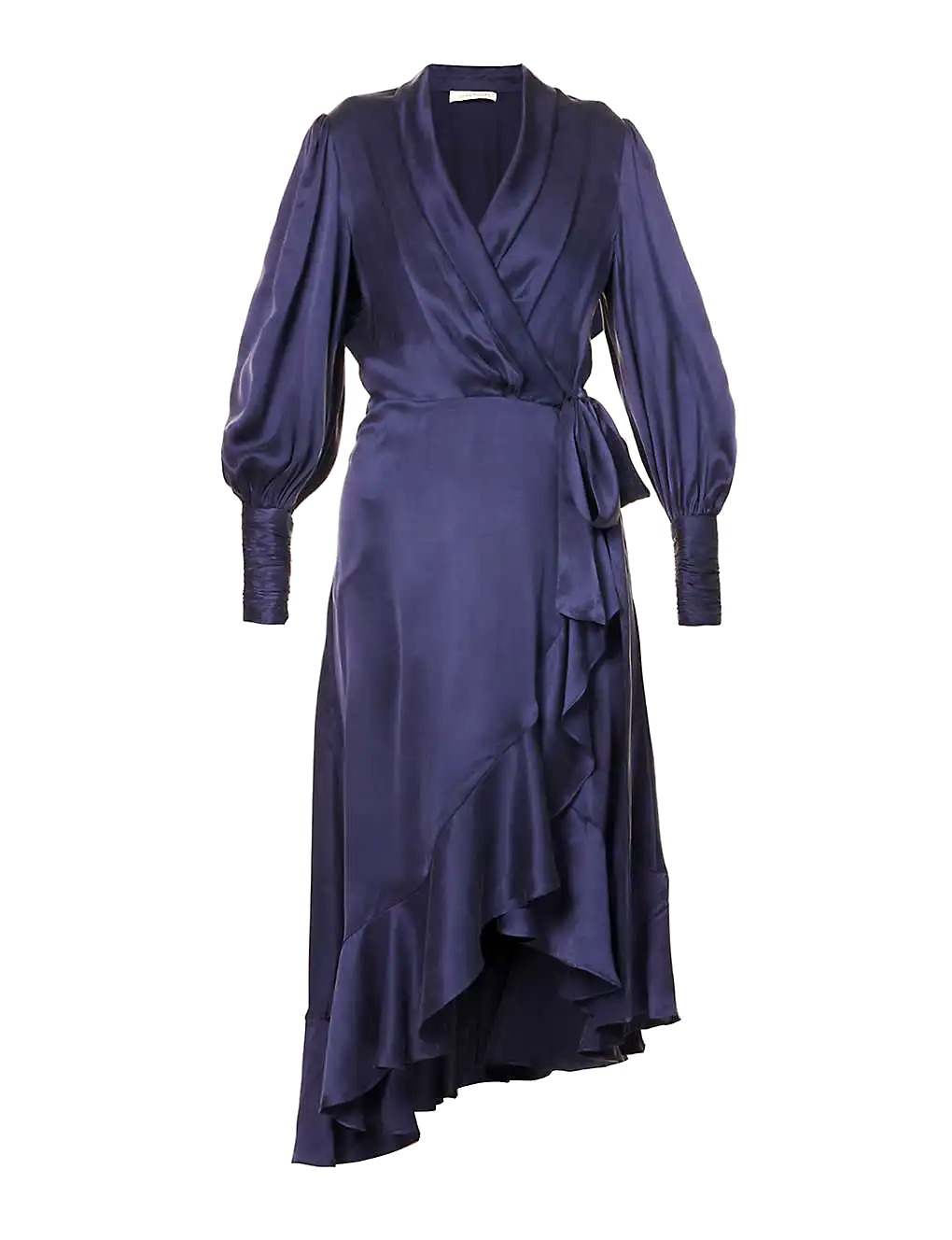 VÁY ZIMMERMANN Plunge-neck wrap-over silk midi dress