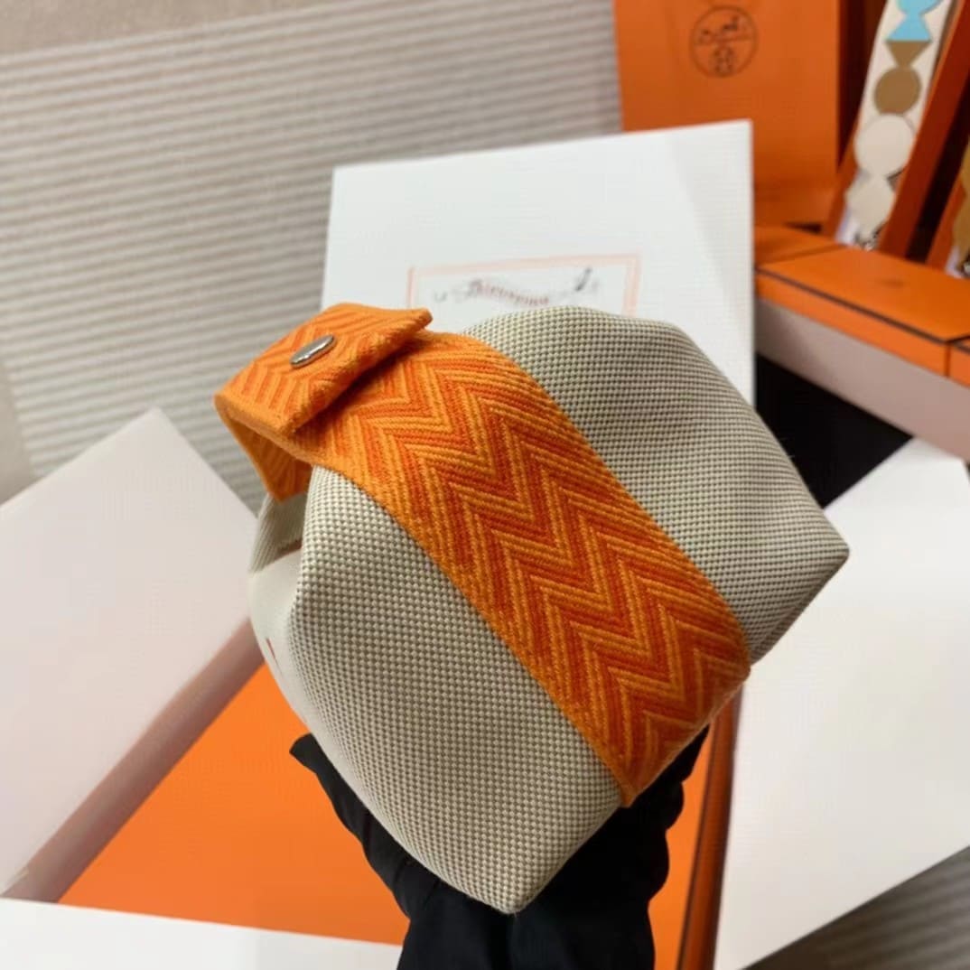 TÚI HERMES TROUSSE DE TOILETTE BRIDE A BRAC PM H MÀU CAM