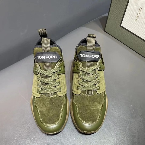 GIÀY TOM FORD TF OLIVE SUEDE SNEAKER SHOES AAA