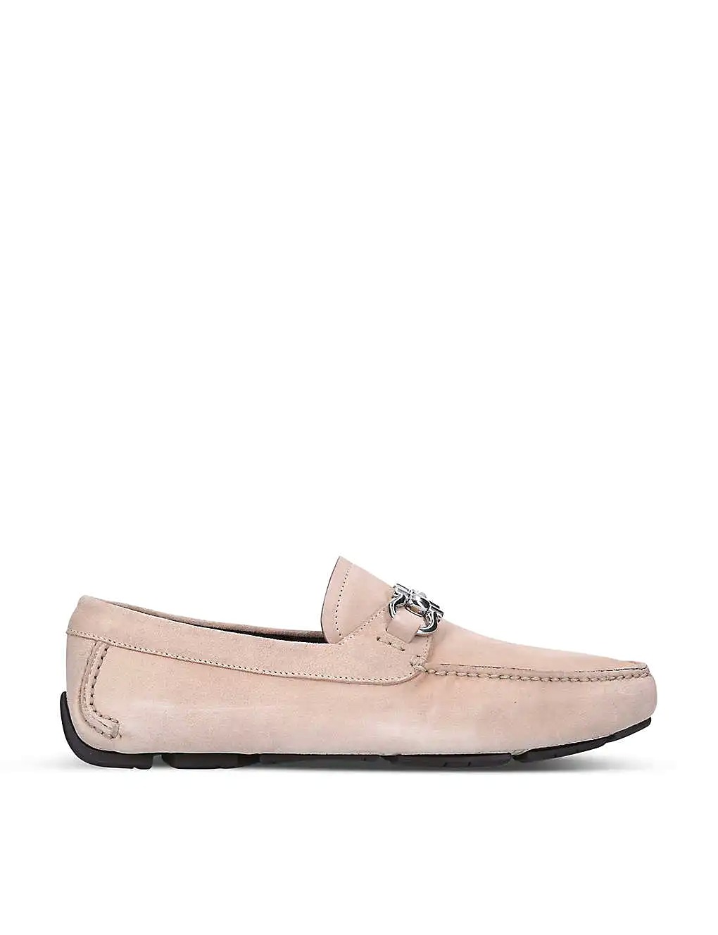 GIÀY SALVATORE FERRAGAMO Parigi buckled leather driver shoes