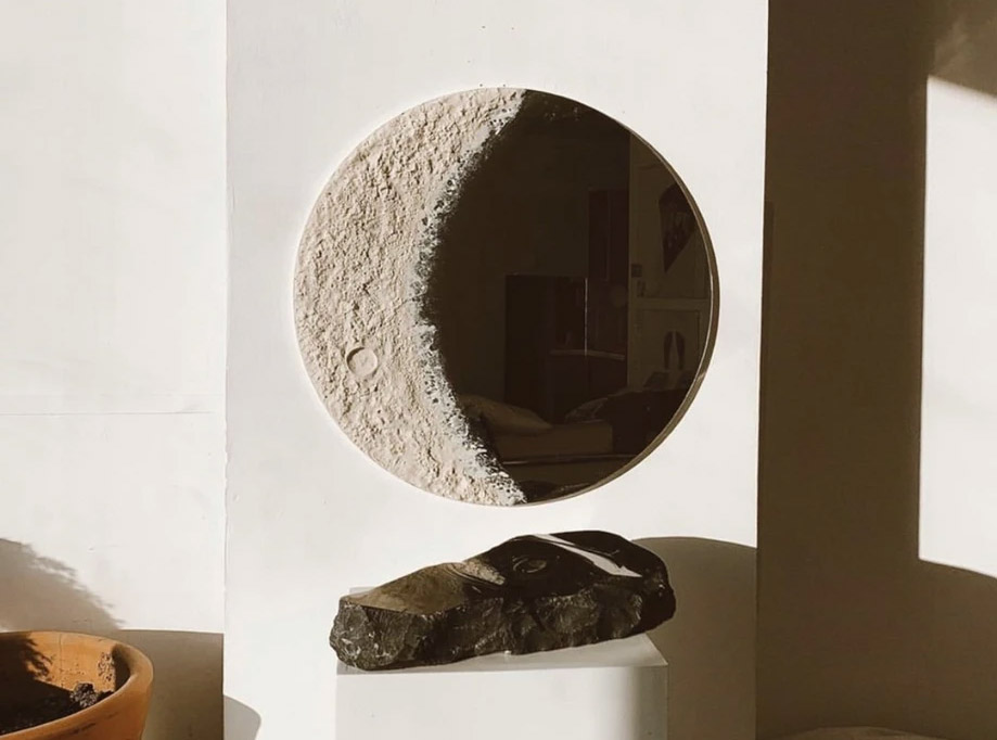 GƯƠNG Lunar Mirror Crescent Moon
