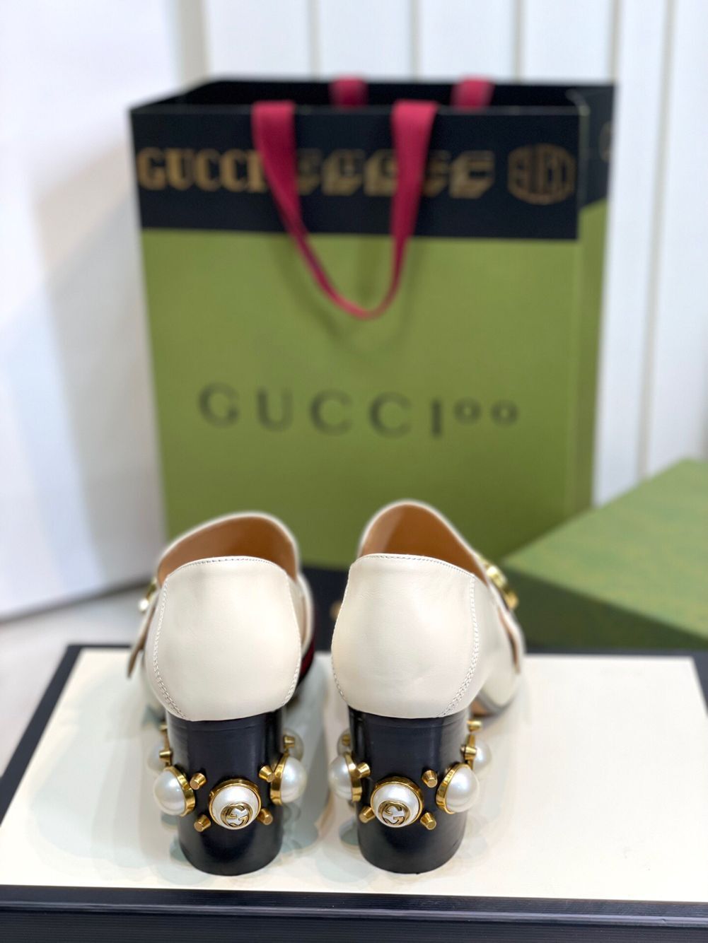 GIÀY GUCCI GG HEEL SHOES
