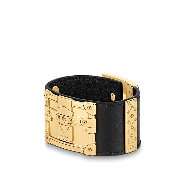 VÒNG TAY LOUIS VUITTON SO LV BRACELET BLACK