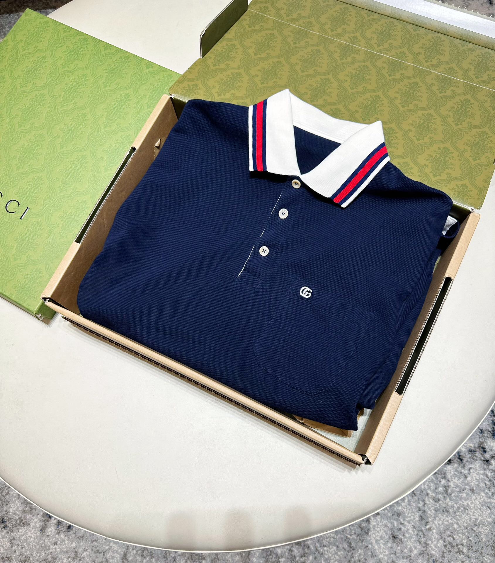 ÁO GUCCI GG POCKET Polo Shirt