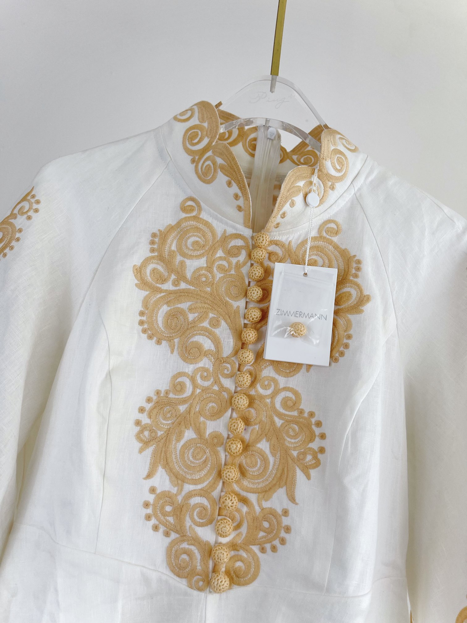 VÁY ZIMMERMANN Lace Fabric Flower Vintage Dress