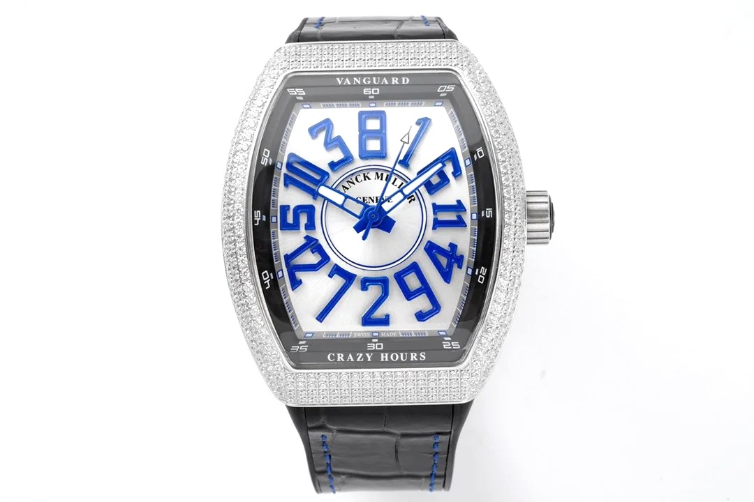 ĐỒNG HỒ FRANCK MULLER FULL DIAMOND Vanguard V45 Crazy Hours