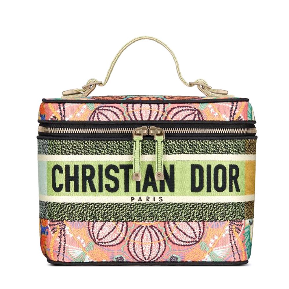 TÚI Dior Women DiorTravel Vanity Case Multicolor Dior in Lights Embroidery