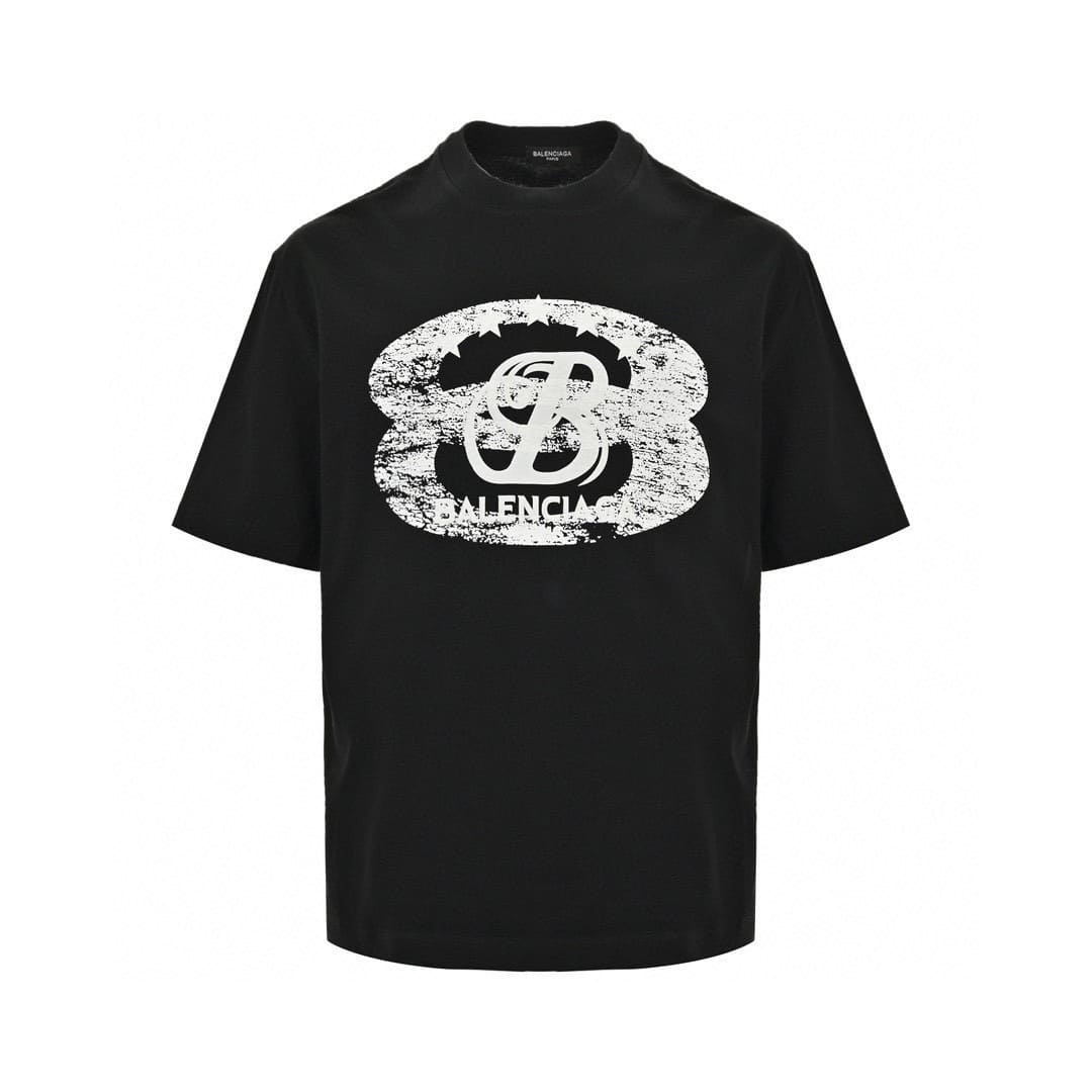ÁO BALENCIAGA T SHIRT MÀU ĐEN UNISEX