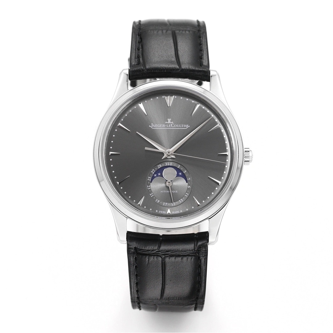 ĐỒNG HỒ Jaeger-LeCoultre Moon Phase Master White Gold Silver Gray