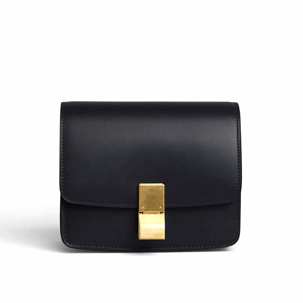 TÚI Celine Women Small Classic Bag in Box Calfskin Leather-Black