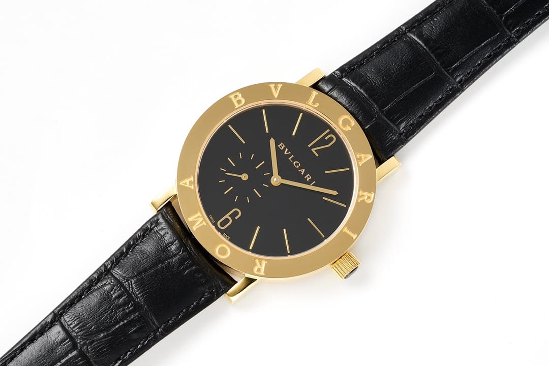 Đồng hồ BVLGARI Roma Automatic Yellow Gold mặt số màu đen