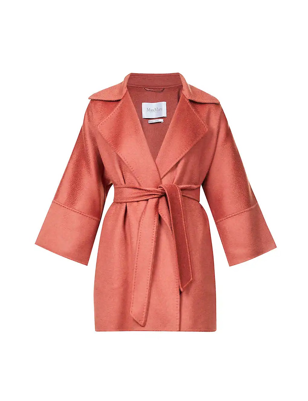 ÁO MAX MARA Jerry peak-lapels cashmere coat