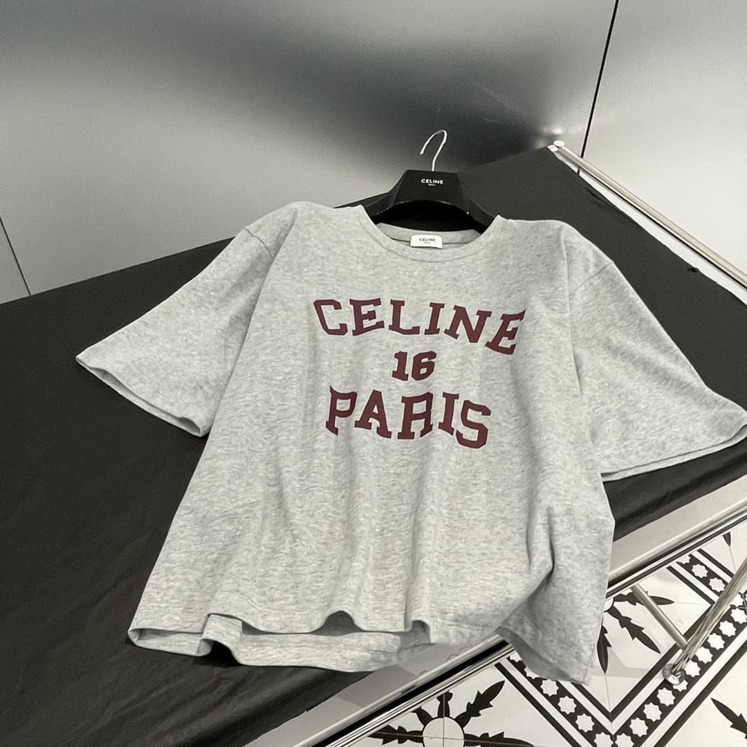 ÁO CELINE PARIS LOGO T SHIRT