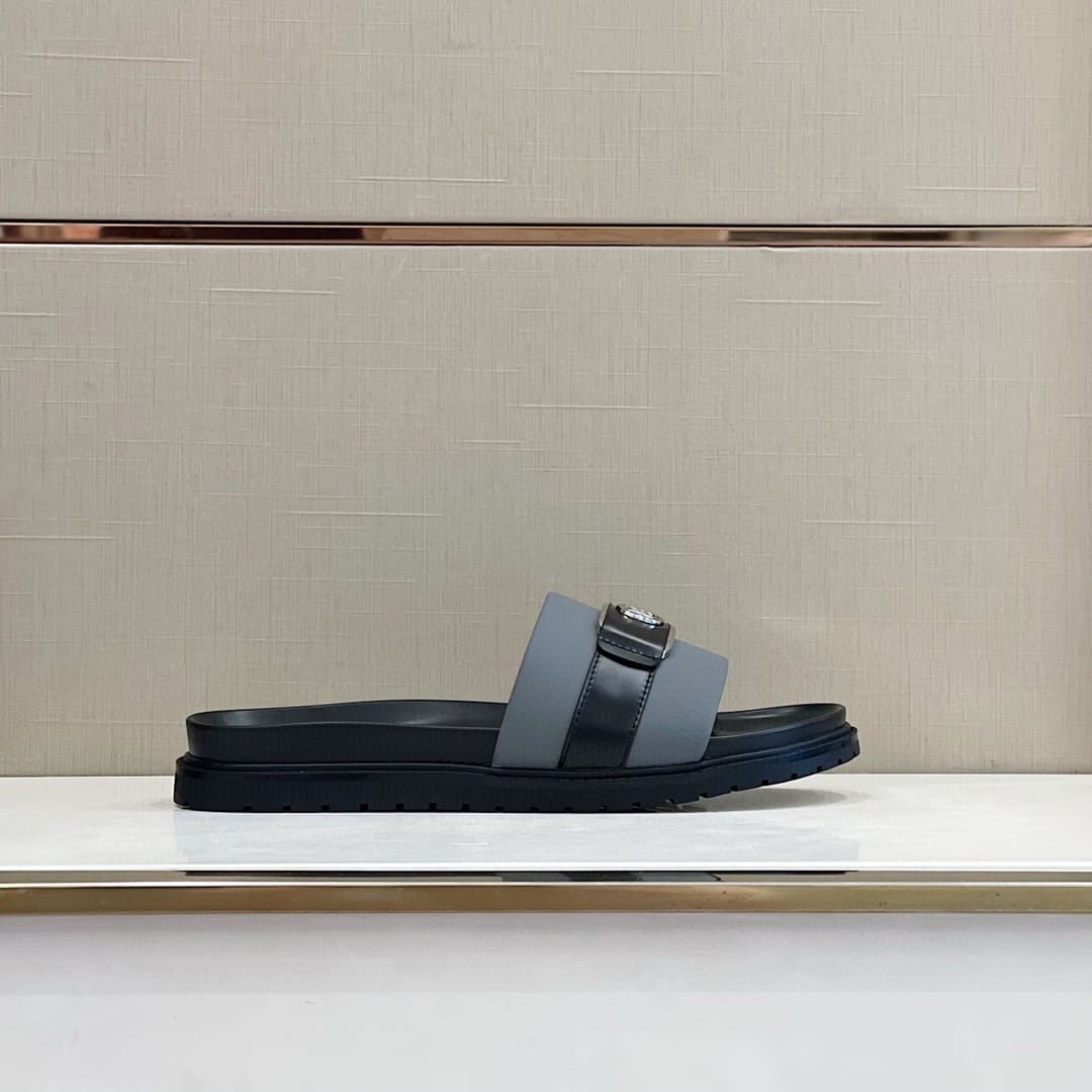 DÉP LOUIS VUITTON LV CIRCLE LOGO SANDAL AAA