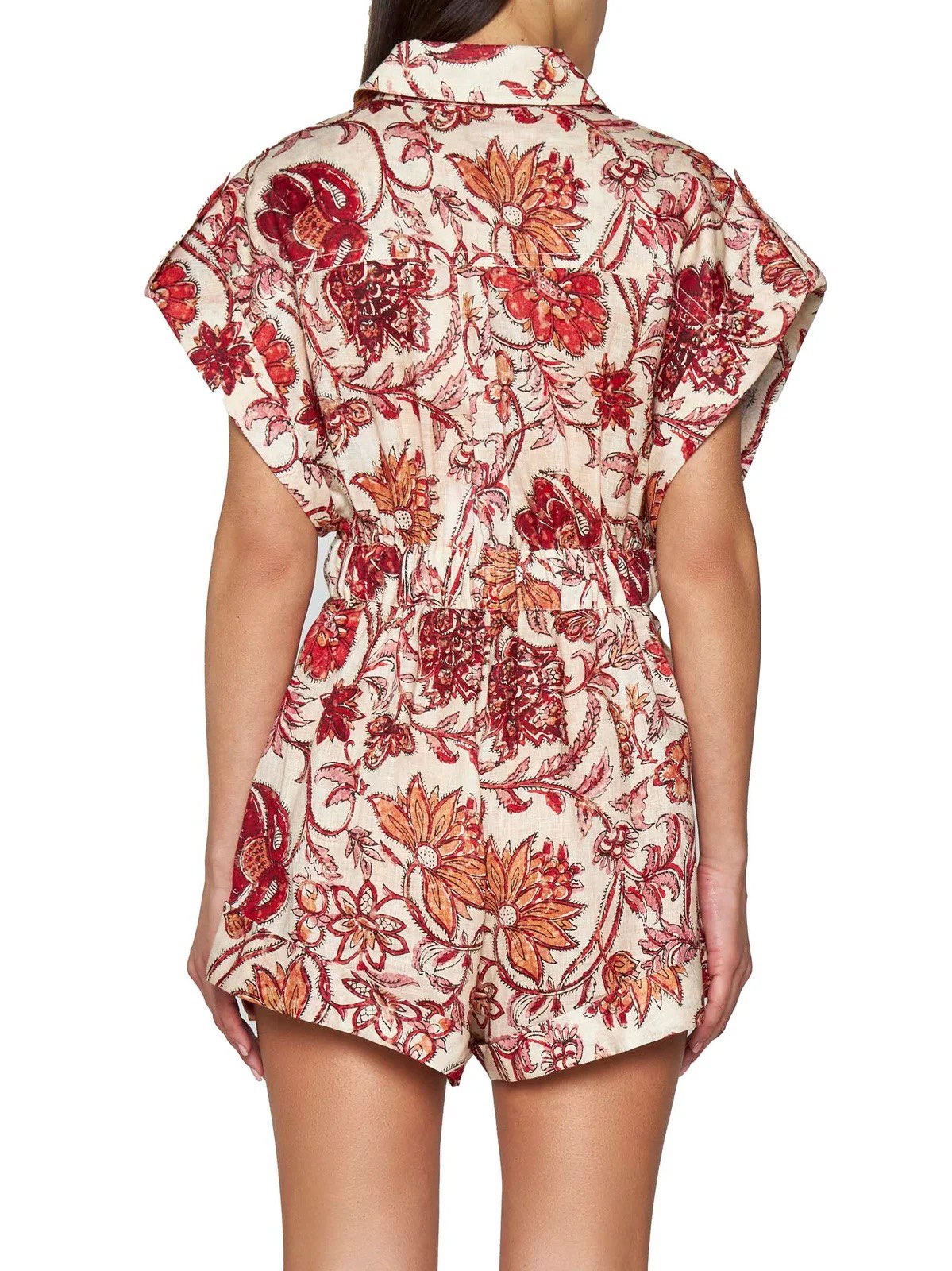 VÁY ZIMMERMANN Red Flower Vintage Dress