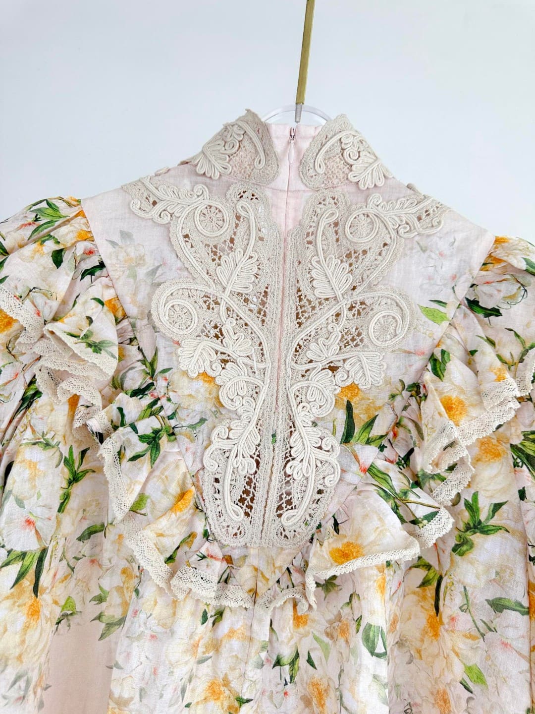ÁO ZIMMERMANN Flower Vintage Dress High Classy