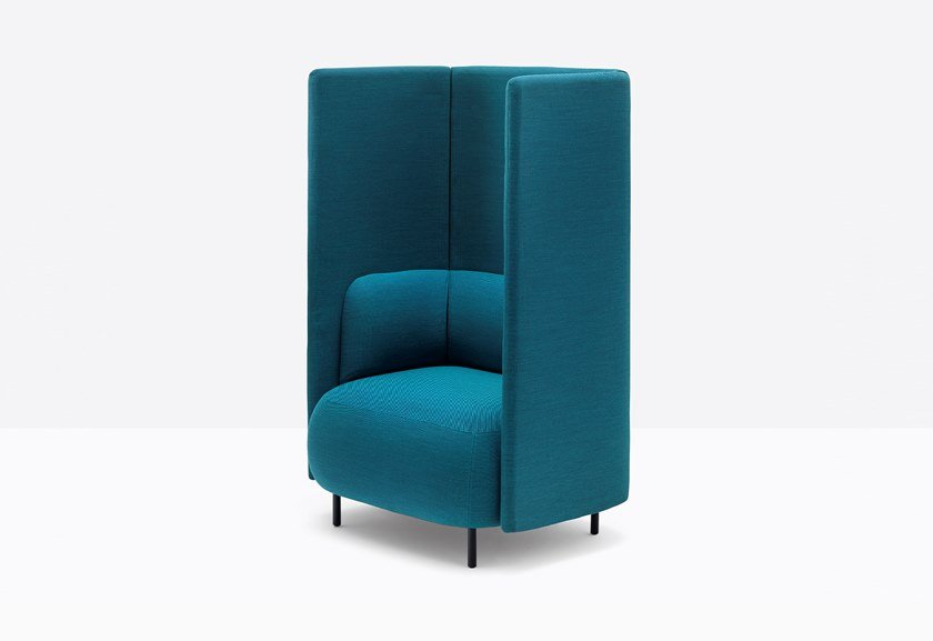 GHẾ PEDRI Acoustic high-back fabric ARMCHAIR