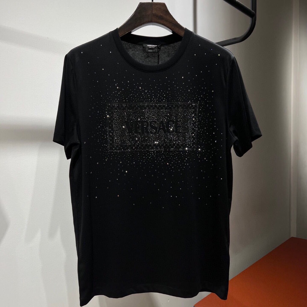 ÁO VERSACE LOGO T SHIRT BLACK