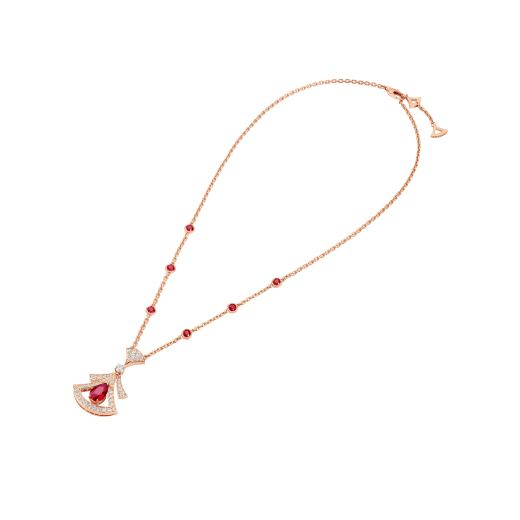 DÂY CHUYỀN BULGARI DIVAS’ DREAM RUBY DIAMOND 18K ROSE GOLD