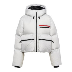 ÁO Prada Women Light Polyester Puffer Jacket-White