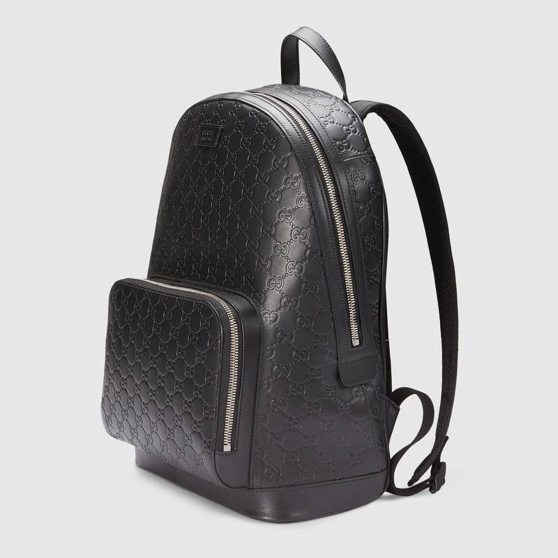 BALO GUCCI Gucci Signature leather backpack