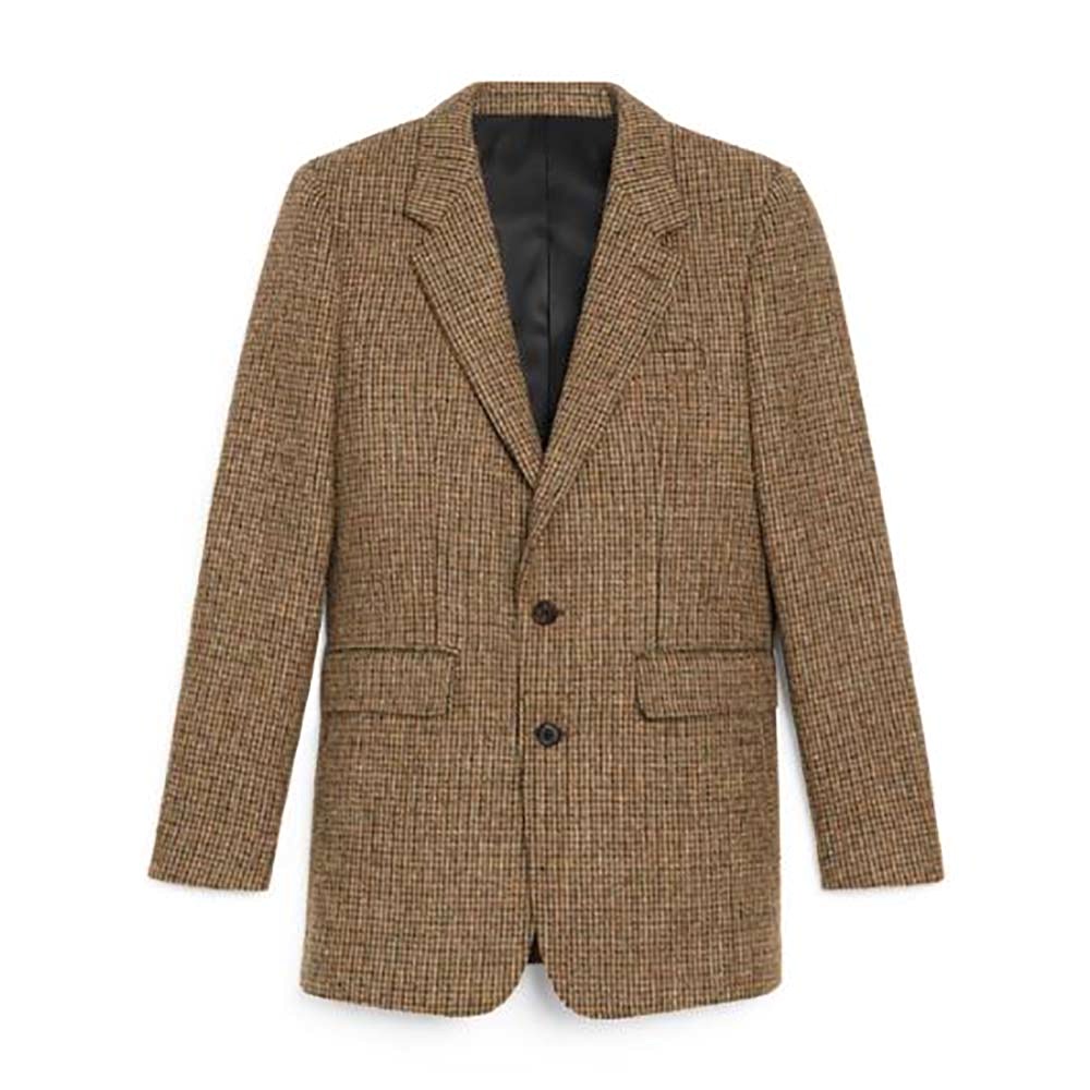 ÁO Celine Women Classic Jacket in Checked Tweed
