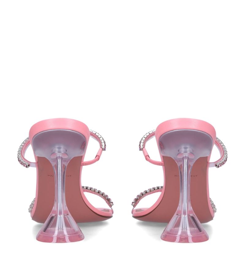 GIÀY AMINA MUADDI  Glass Gilda Mules 95