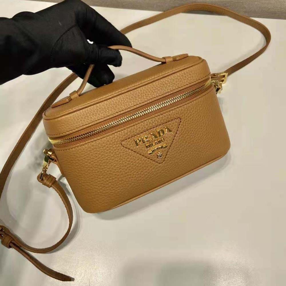 TÚI Prada Women Leather Mini-Bag-Brown