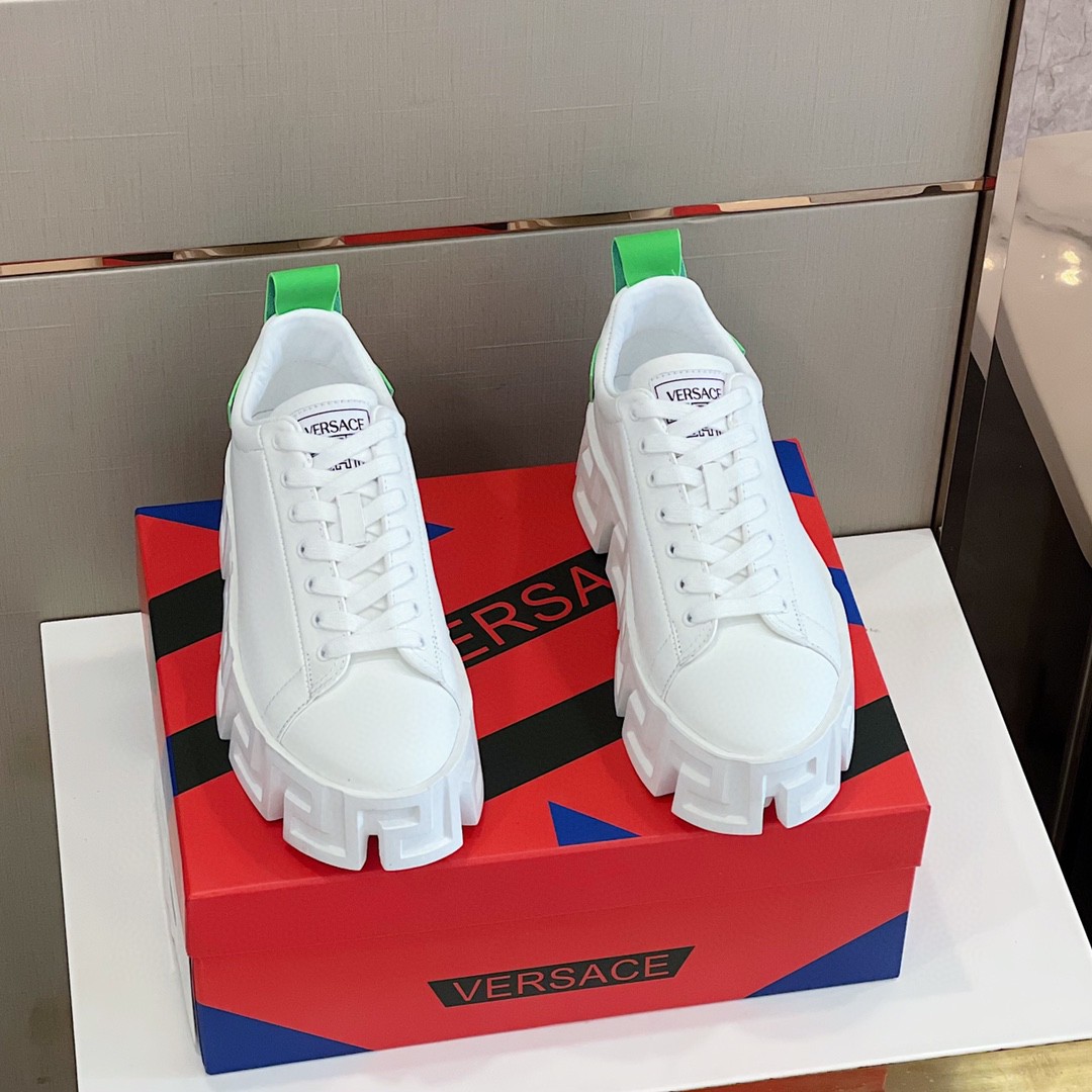 GIÀY VERSACE TRIGRECA LEATHER SNEAKER SHOES AAA