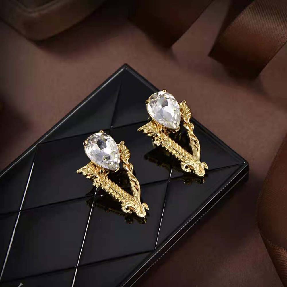 Bông tai Versace Women Virtus Stud Earrings