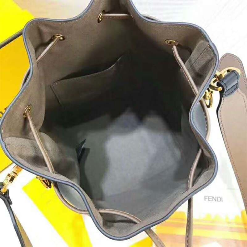 TÚI Fendi Women Mon Tresor Black Leather Bag