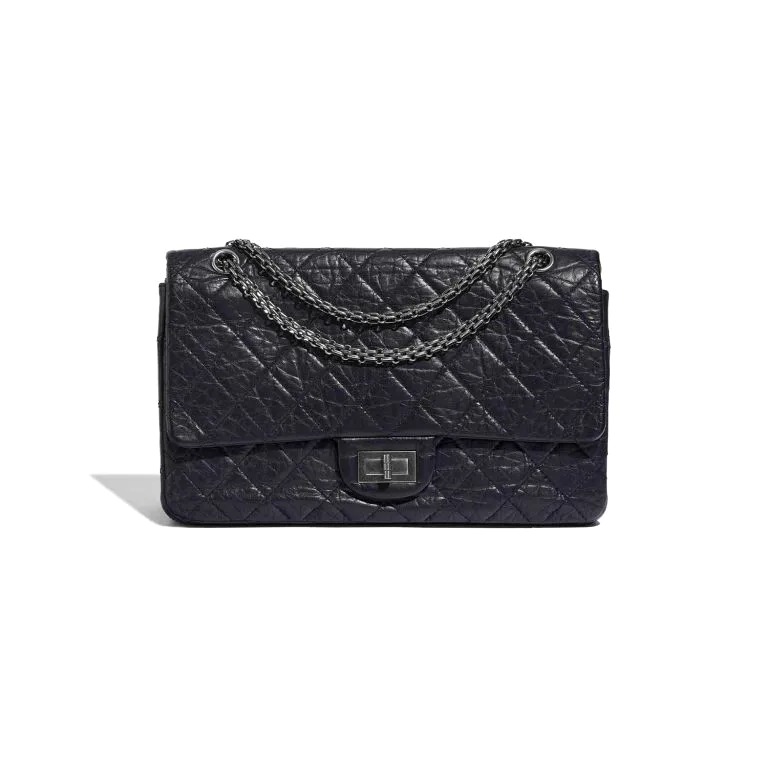 TÚI Chanel 2.55 Reissue 227 Aged Calfskin Dark Blue