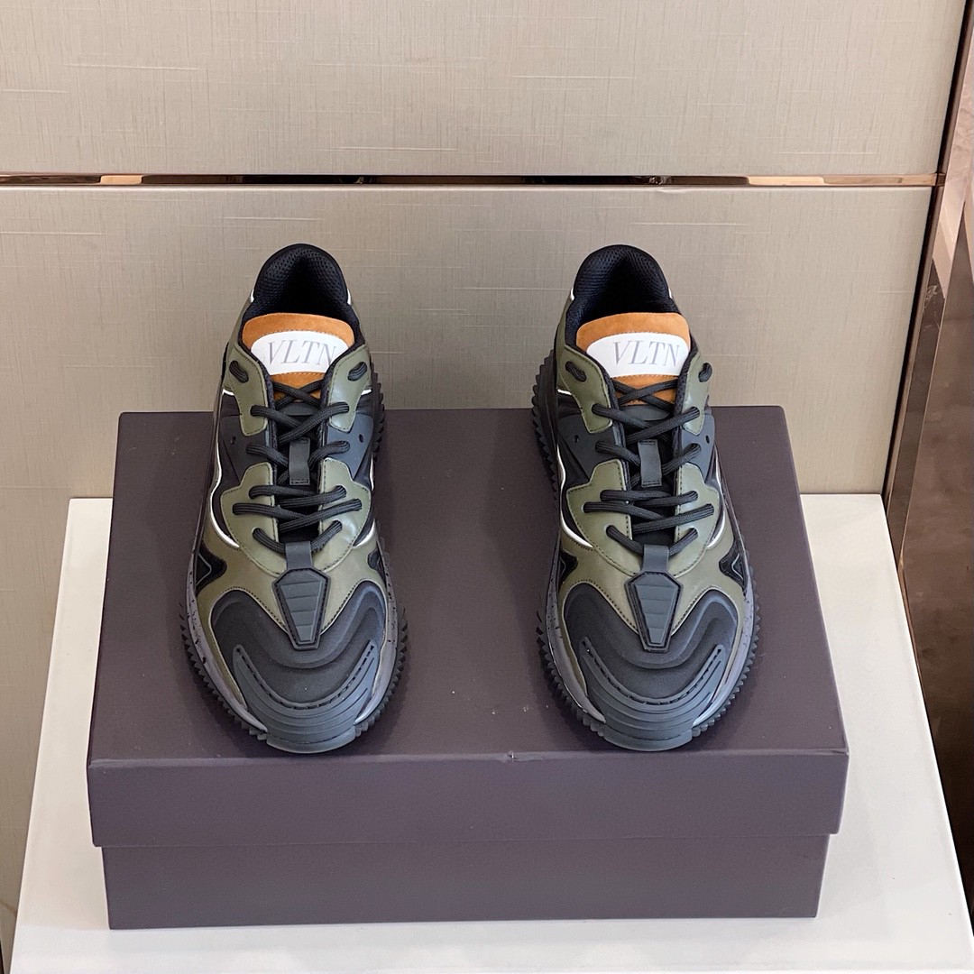 GIÀY VALENTINO VLTN LEATHER SNEAKER SHOES AAA