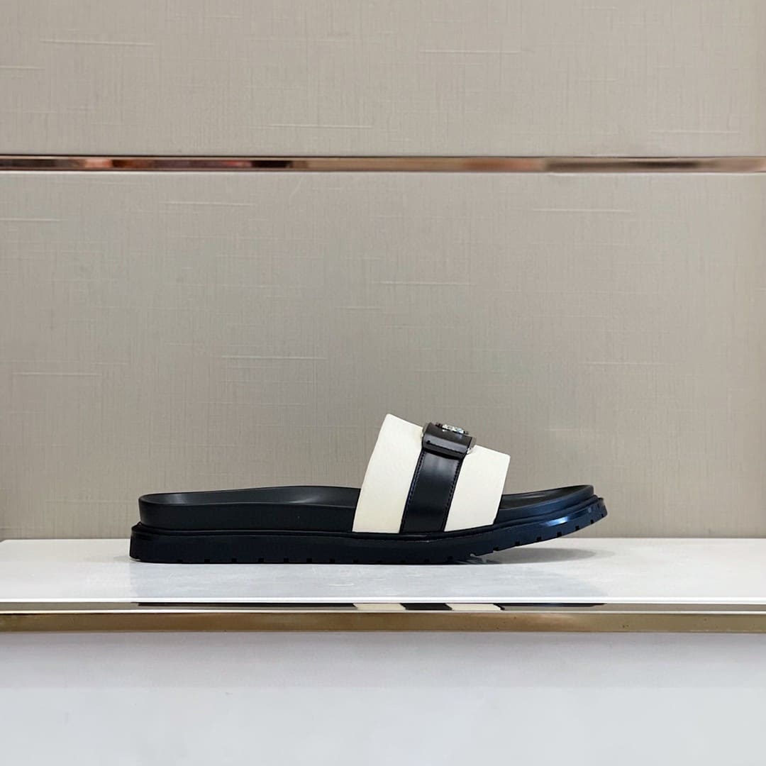 DÉP LOUIS VUITTON LV CIRCLE LOGO SANDAL AAA