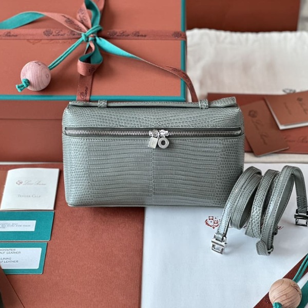 TÚI Loro Piana Women Extra bằng da thằn lằn(Liên hệ để được giá tốt nhất)