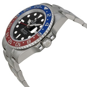 ĐỒNG HỒ ROLEX GMT Master II Black Lacquer Dial 18K White Gold Oyster Bracelet Automatic