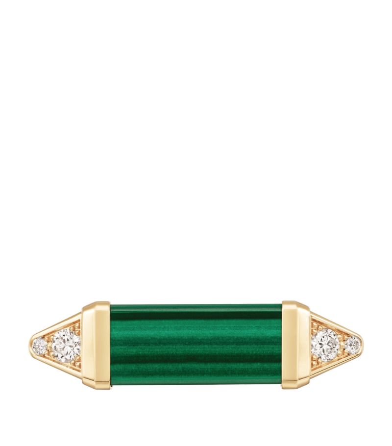 Nhẫn CARTIER Yellow Gold, Diamond and Malachite Les Berlingots de Cartier Ring vàng vàng 18K