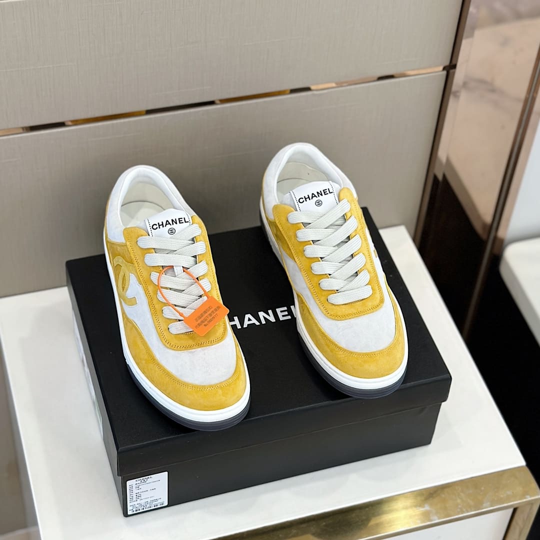 GIÀY CHANEL CC LOGO SNEAKERS SHOES AAA