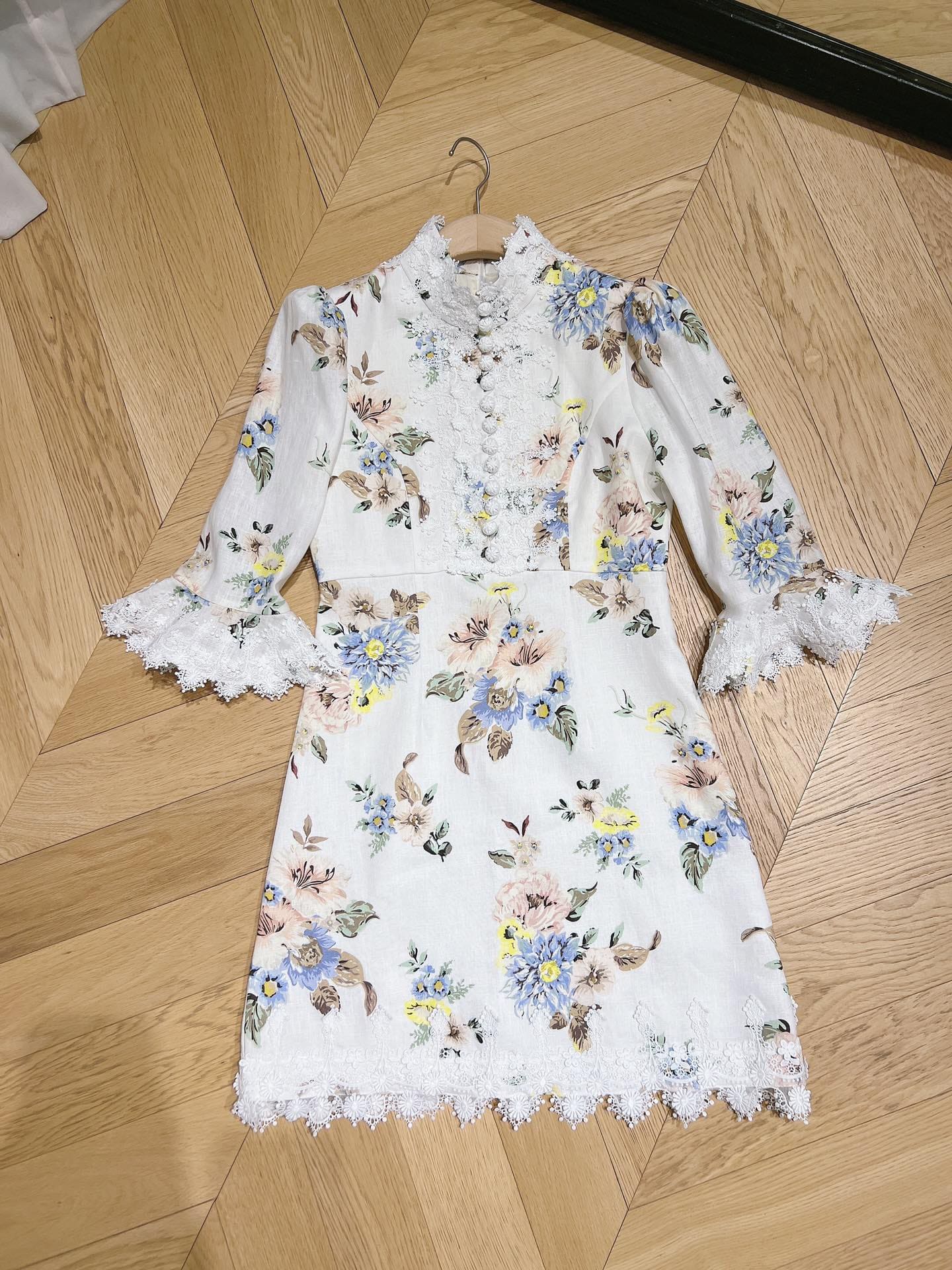 VÁY ZIMMERMANN Flower Vintage Dress High Classy